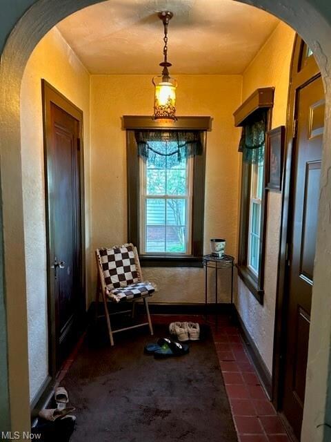 Entryway with coat closet