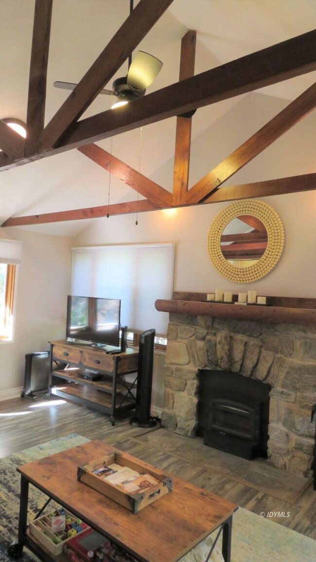 Open and bright beamed ceilings
