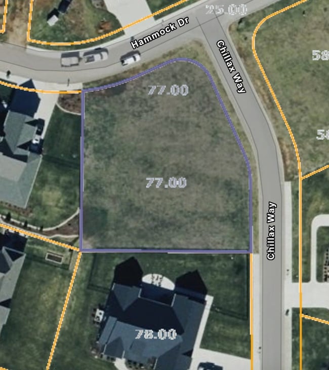 Lot 240 is one of the largest remaining corner lot in the community