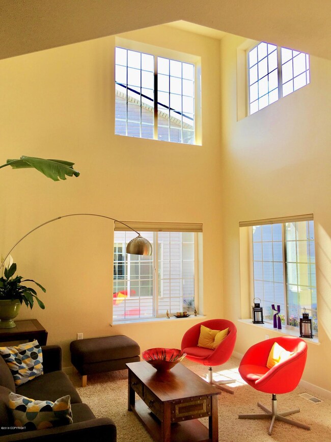Two Story Living Room