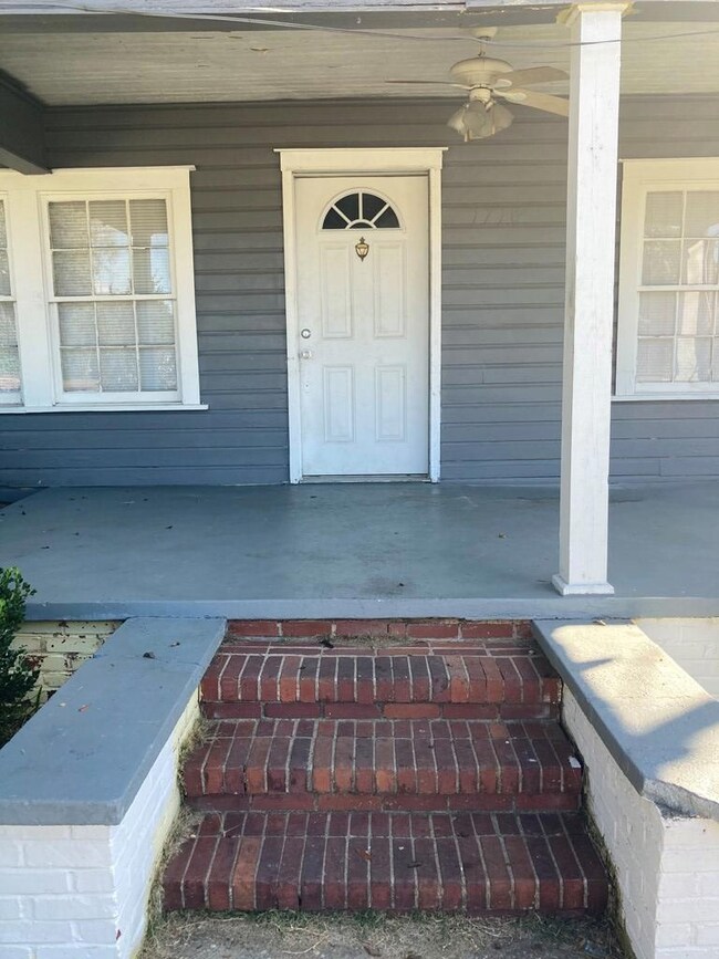 Welcoming front porch