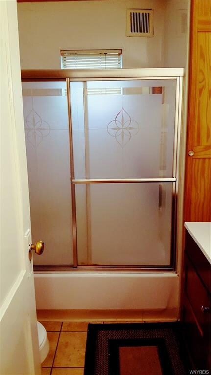 NEW BATH SHOWER UNIT, TILE FLOOR