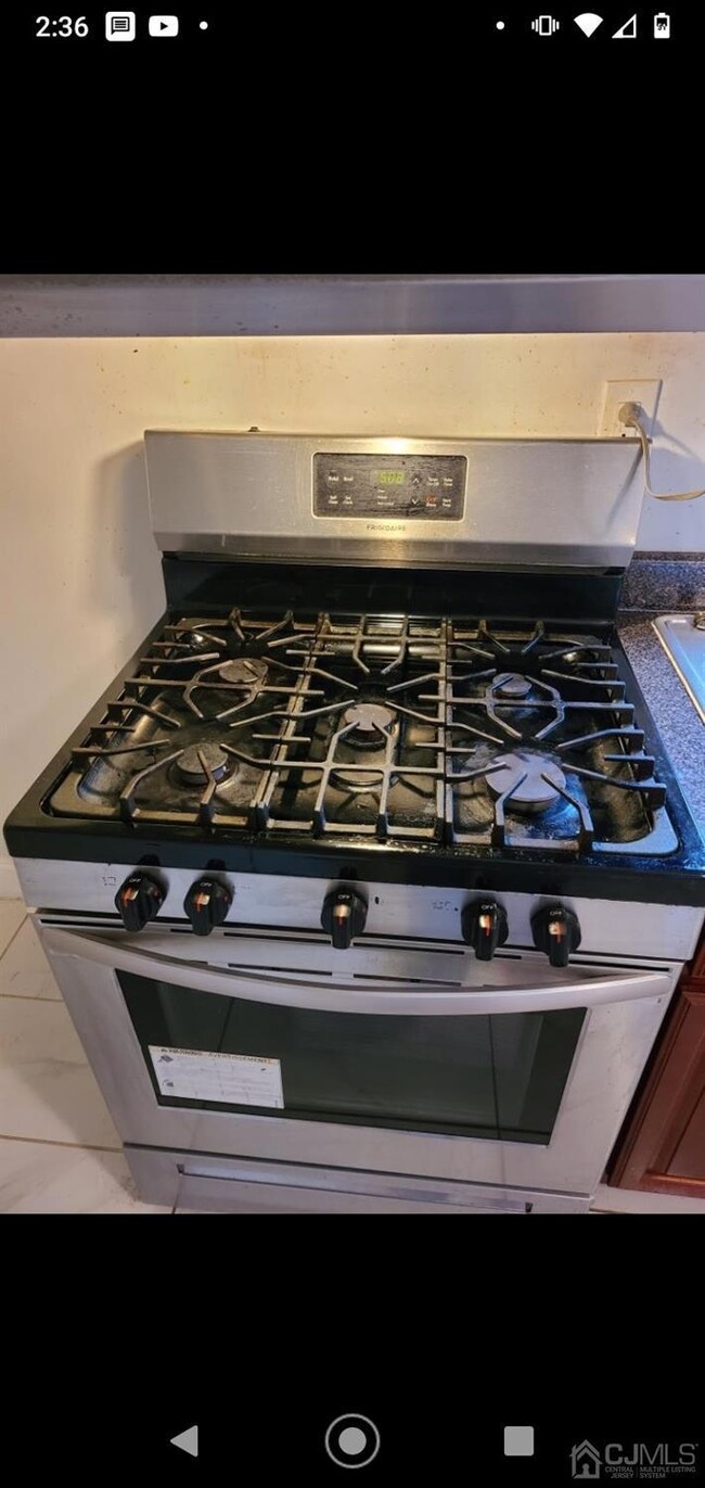State of the art gas stove with center burner and pancake griddle