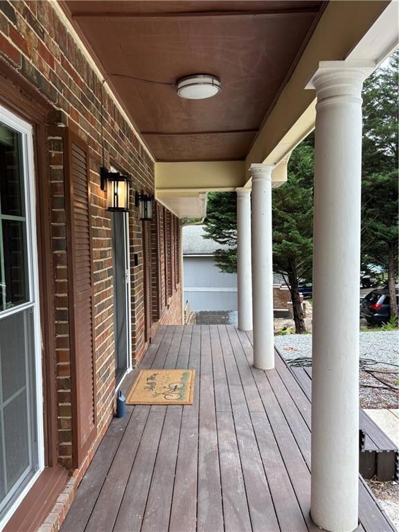 View of porch