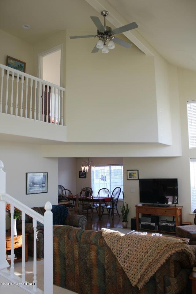 2 Story Sun Drenched Living Room