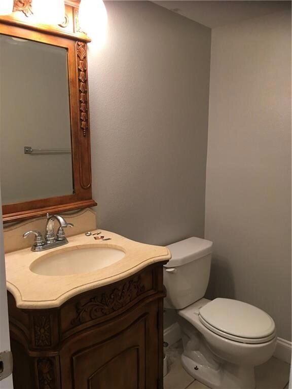 Downstairs half bath