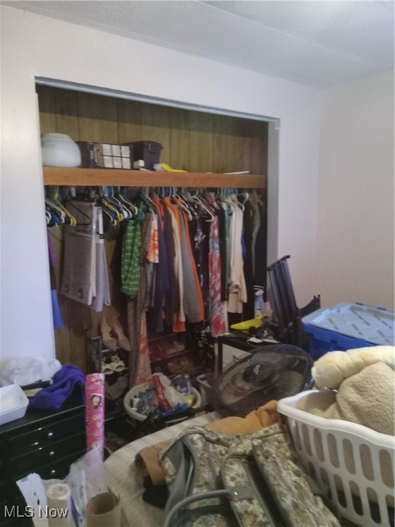 Bedroom with a closet