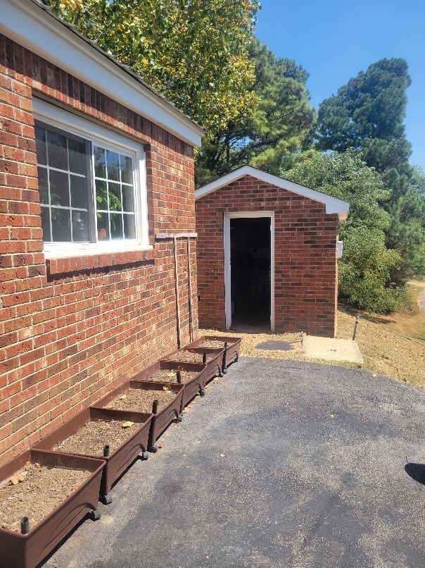 Detached garden shed