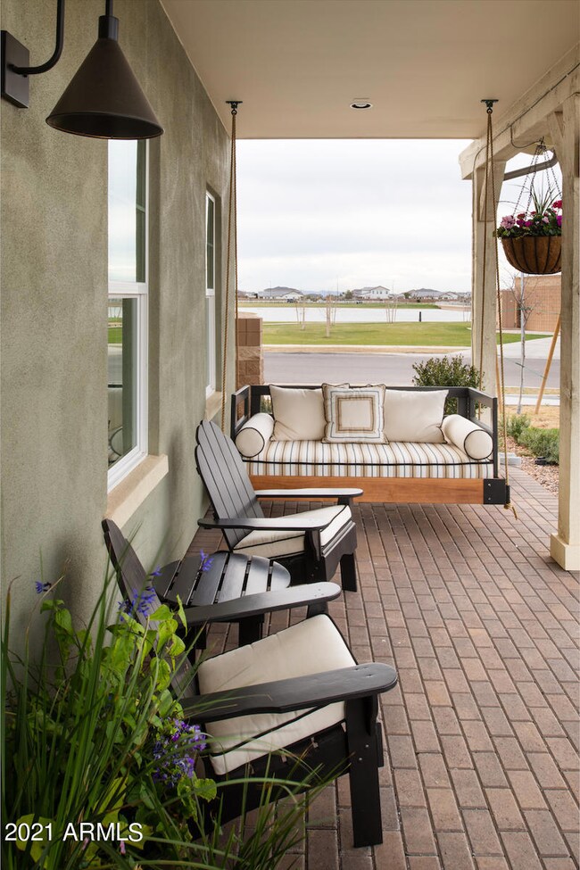 Relaxing front porch
