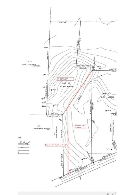 742 River Proposed Lot Division