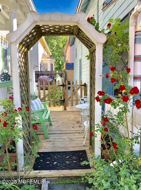 Backyard Entrance
