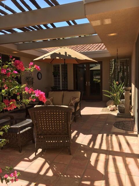 Inviting Courtyard Entry