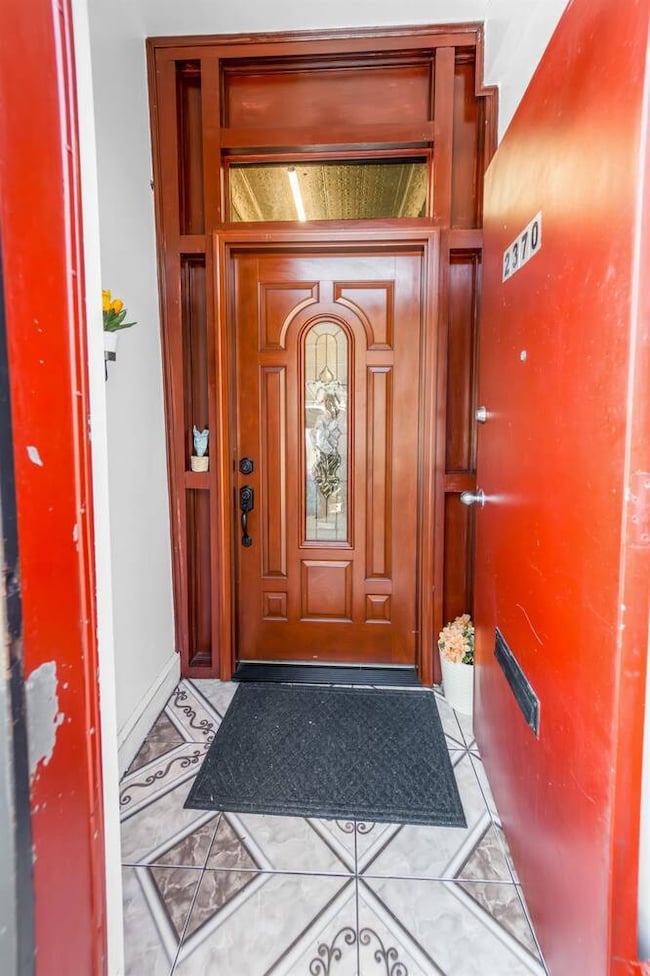 Doorway to property