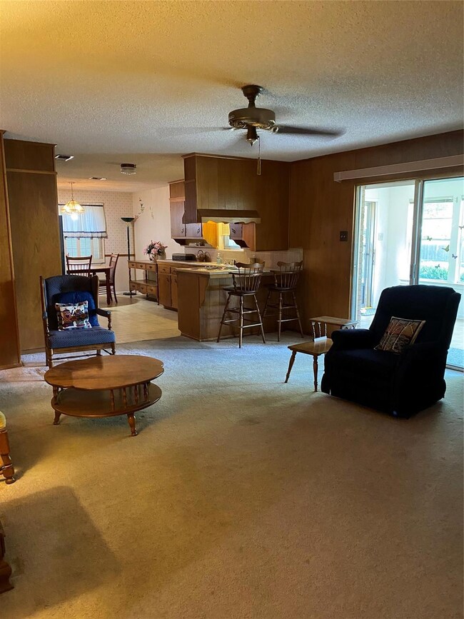opens to sunroom