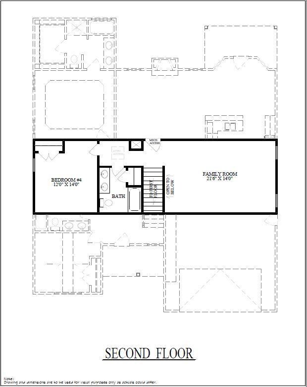 Floor Plan, upstairs