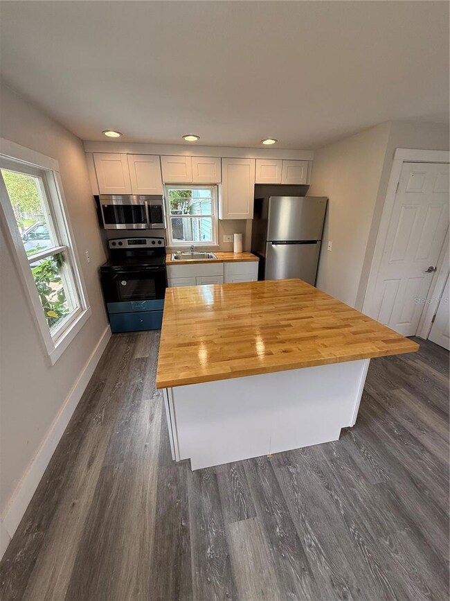 Kitchen with Butcher Block Counters