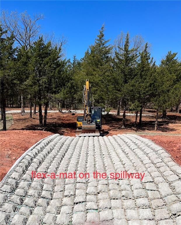 pond spillway flex-a-mat. Built Right!