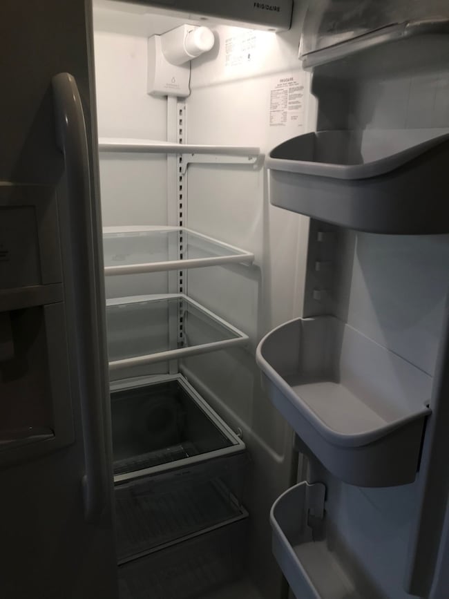 Fridge included