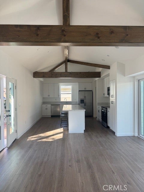 Kitchen view from living room