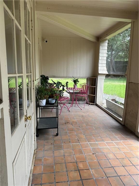 Apartment patio