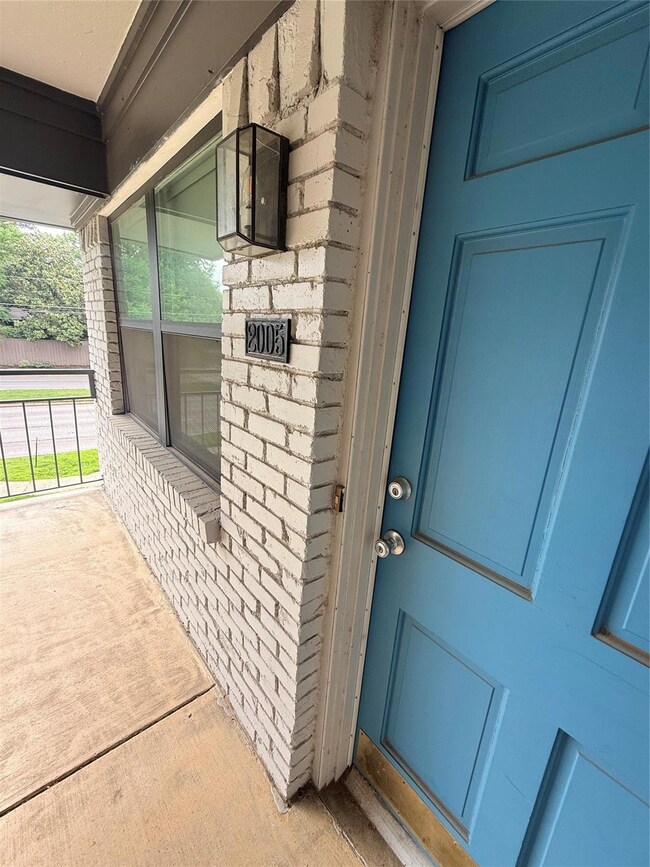 Doorway to property