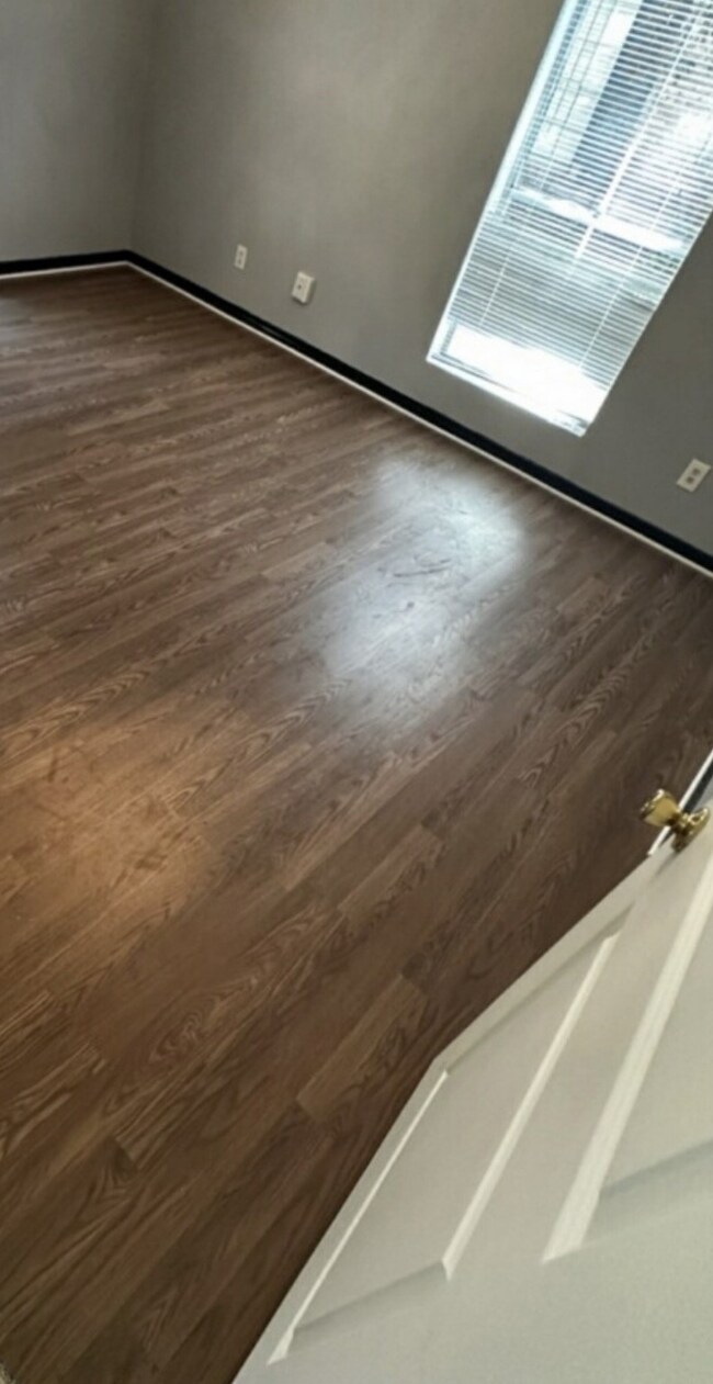 Wood floors on both Bedrooms