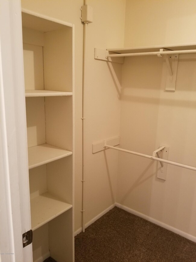 Master walk-in closet