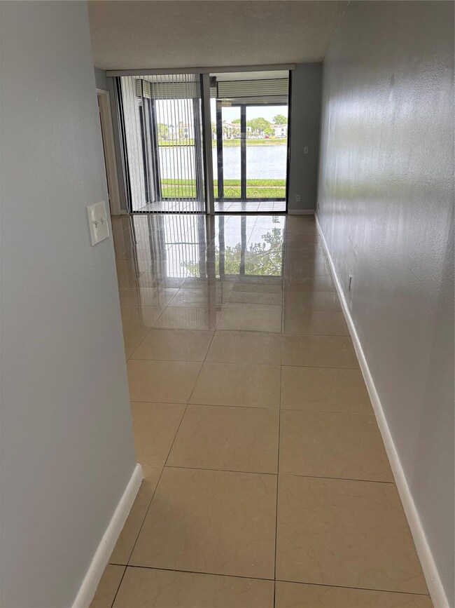 From entry door