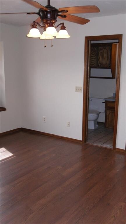 good size master bedroom with bathroom!