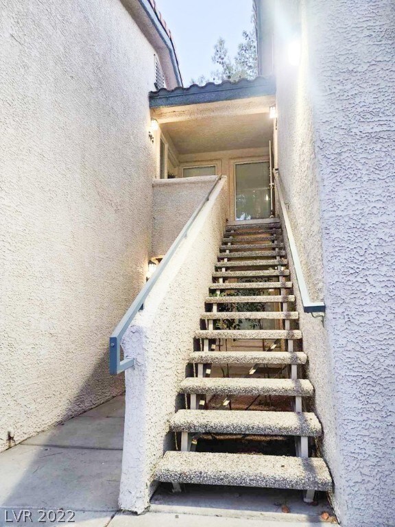 Stairs to go up to the unit 202, 2nd floor