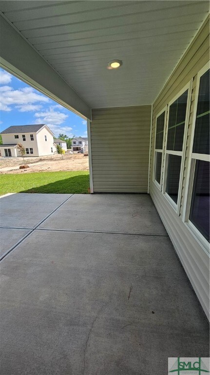 Covered Back Porch different angle