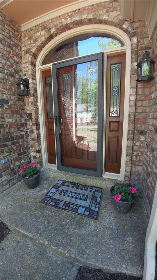 Beautiful entry to the home for your guests to adm