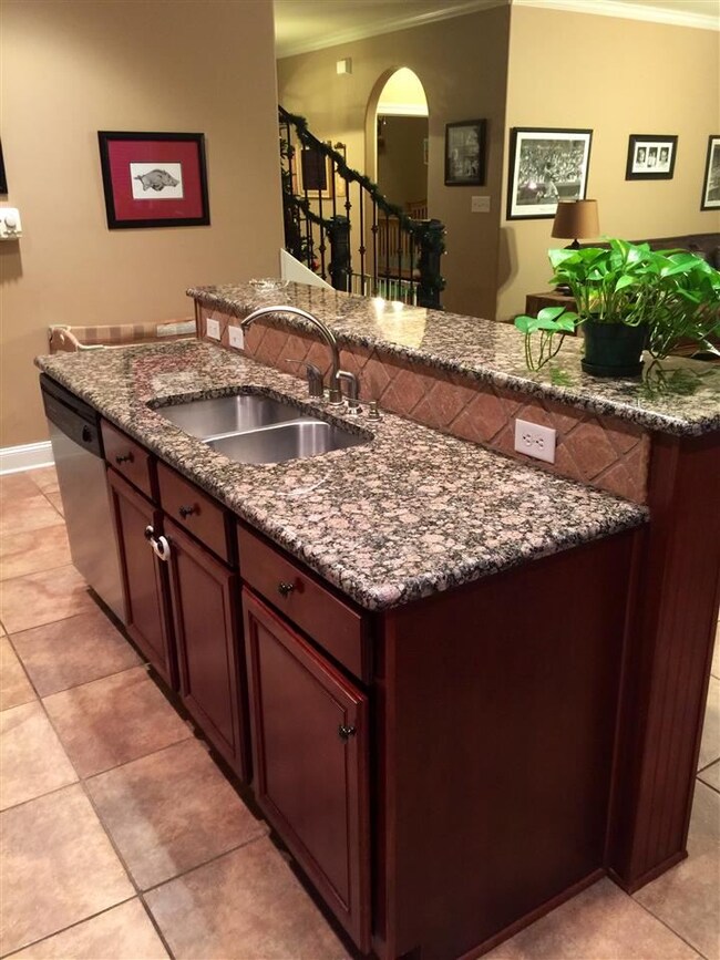 Beautiful Granite counter tops grace these beautif