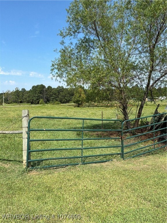 Drive thru gate into the pasture/hay meadow