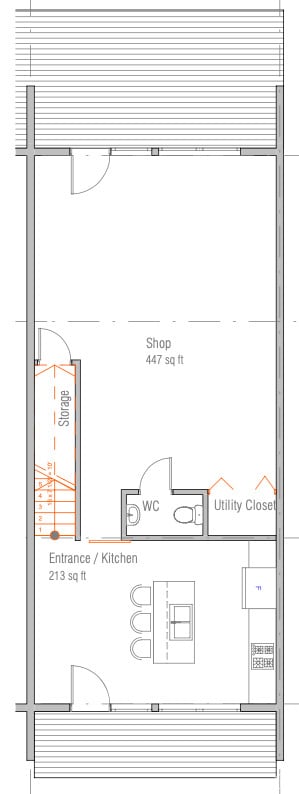 View of home floor plan