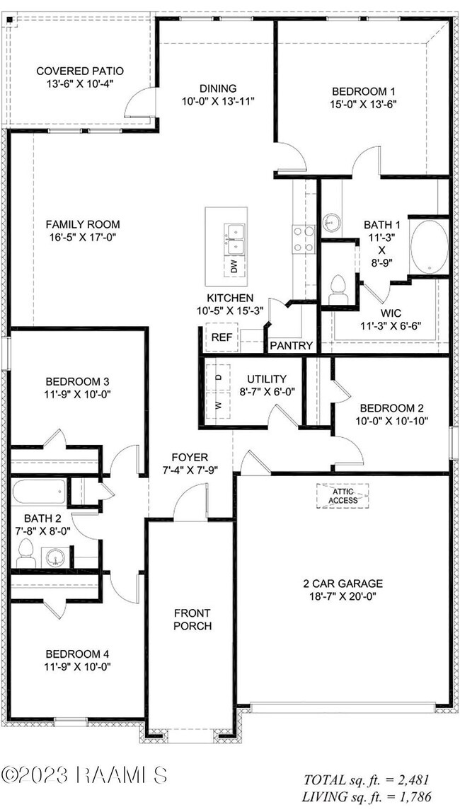 Floor Plan PF PH 2 Hunstville AL