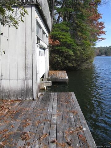 Boat docks and boathouse