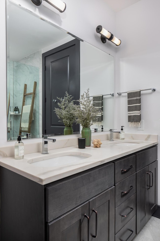 Model residence bathroom