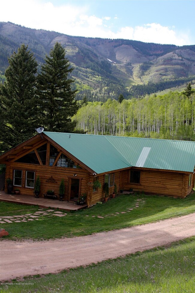 Log Home Looking North
