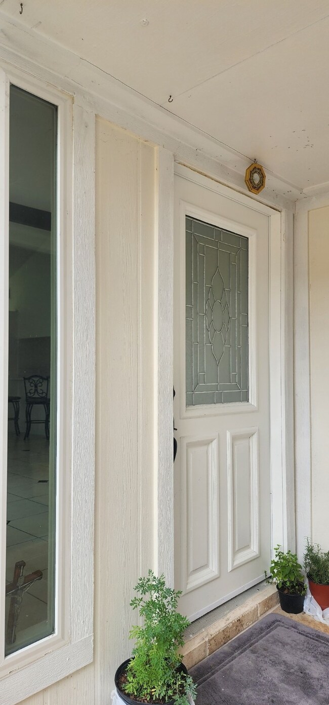 Main entrance to home.