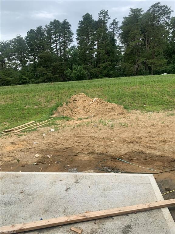 Large private backyard