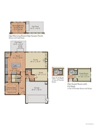 First Floor - Home has the opt Guest Room with Ful
