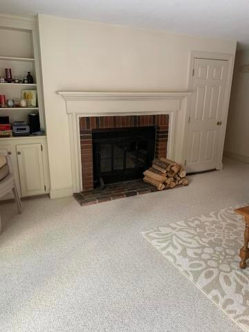 Cozy up by the fireplace