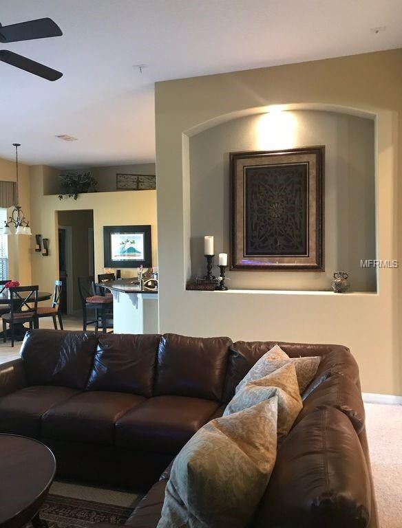Family Room view to Kitchen Nook.