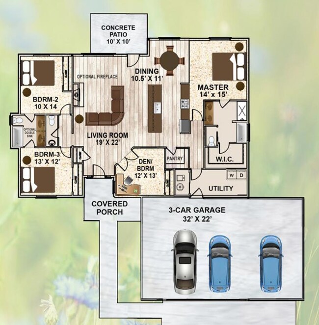 2195_3_Car_Floor_Plan_Meadow_Grove