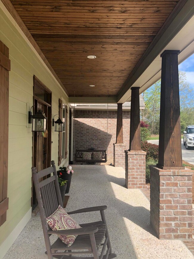Front Porch/Stained Bead Board