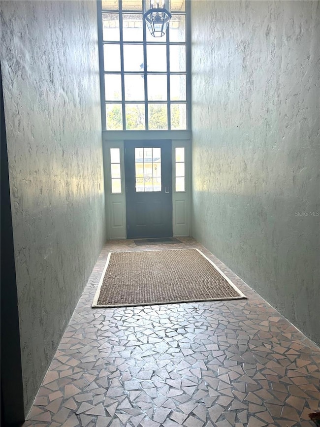 hallway to unit