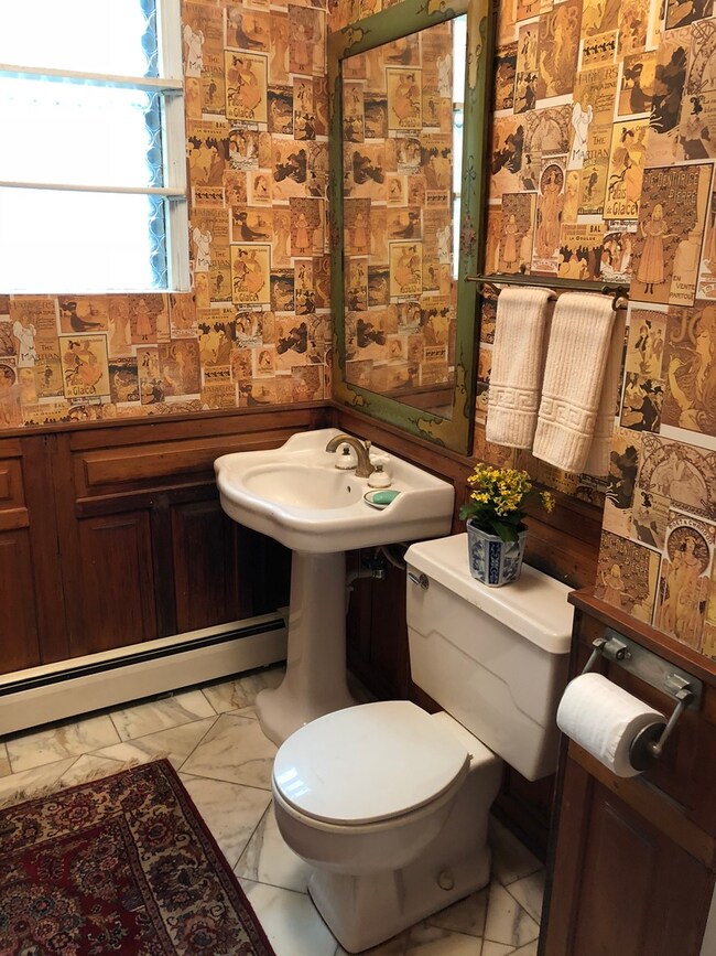 large window and linen closet