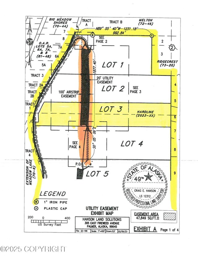 Lot 3 Subdivision map