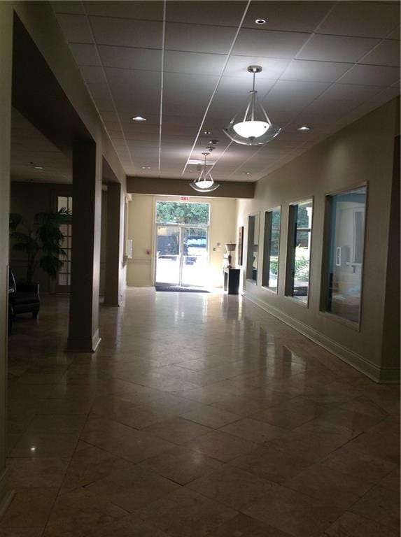 Interior of the building